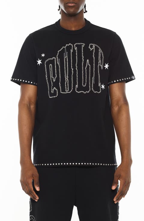 El Alfa Studded Graphic T-Shirt