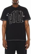 Cult of Individuality El Alfa Studded Graphic T-Shirt