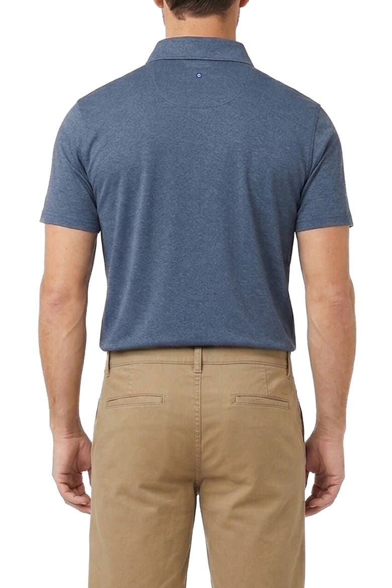 Melange Tech Jersey Performance Polo, Alternate, color, SEA