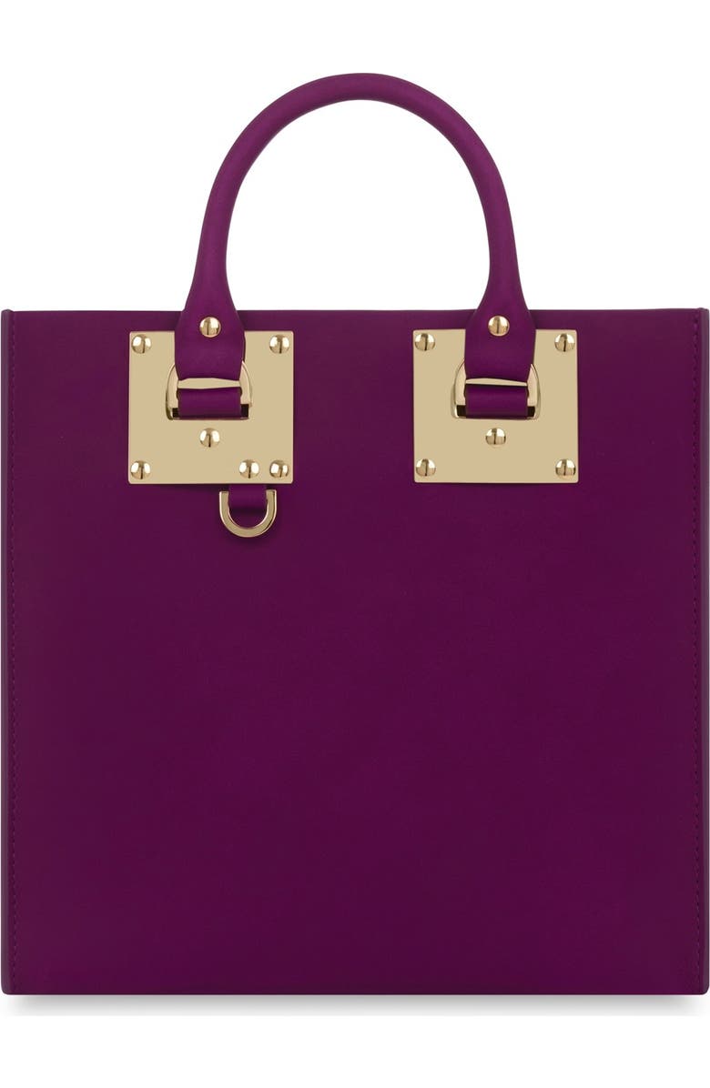 Sophie Hulme Albion Square Leather Tote, Main, color,