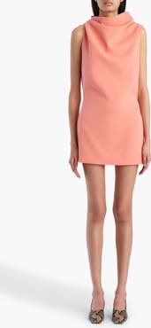 Khaite Astor Sleeveless Draped Minidress