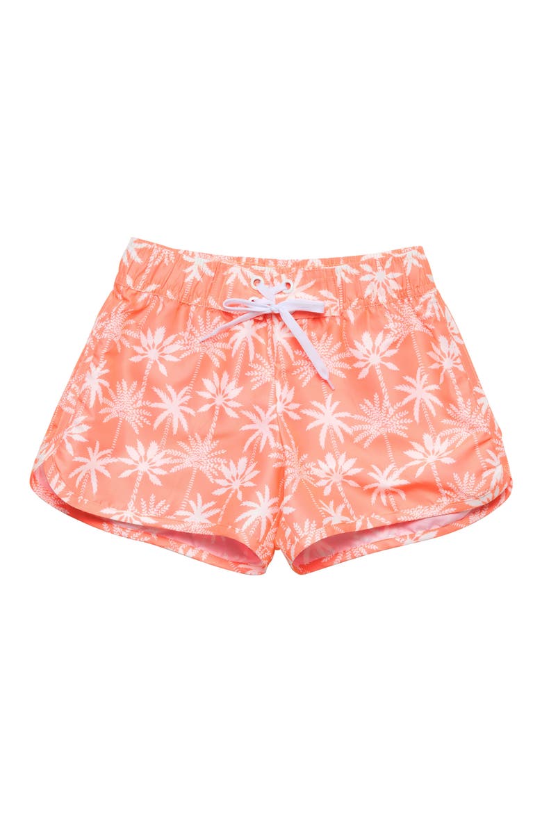 Kids' Cali Palms Swim Shorts, Main, color, ORANGE
