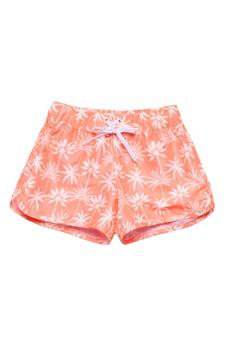 Snapper Rock Kids' Cali Palms Swim Shorts, Main, color, 