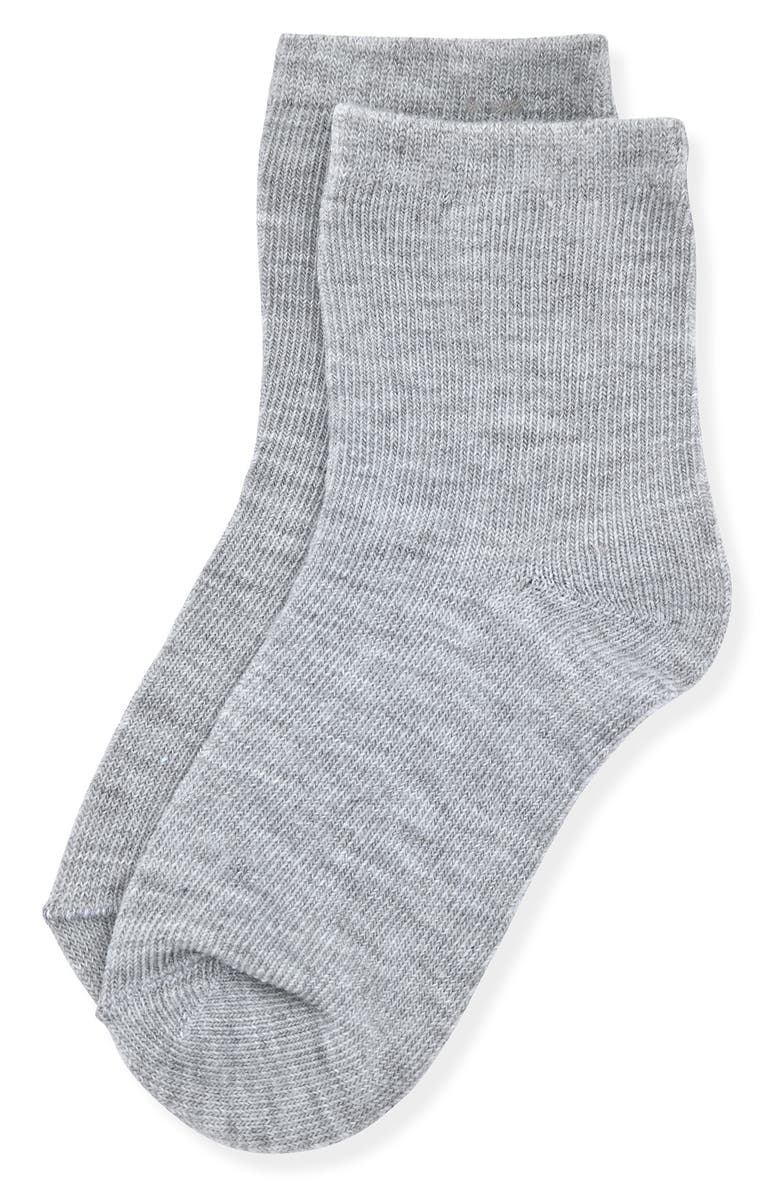 SLEEP ON IT Print Fitted Two-Piece Pajamas & Socks Set, Alternate, color, Navy