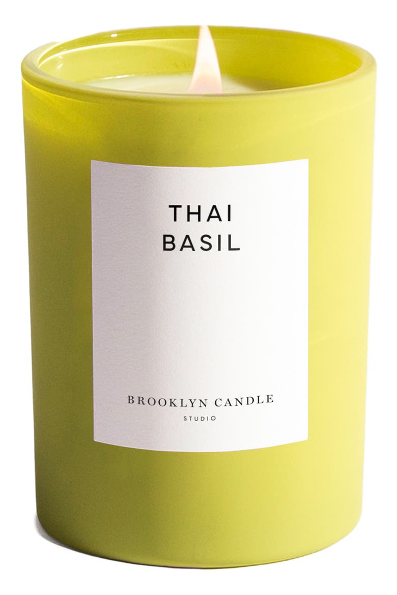 Thai Basil Candle, Alternate, color, BRIGHT GREEN