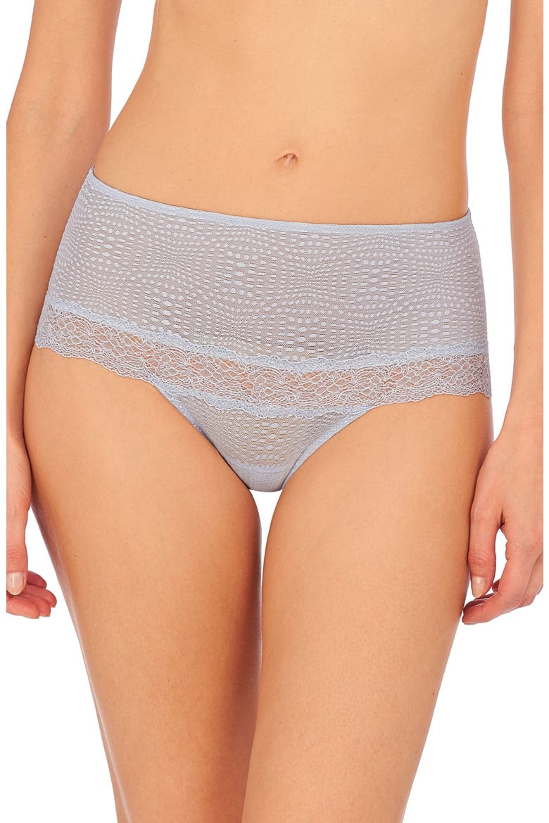 Beyond Stretch Lace Briefs, Main, color, BLUE MIST