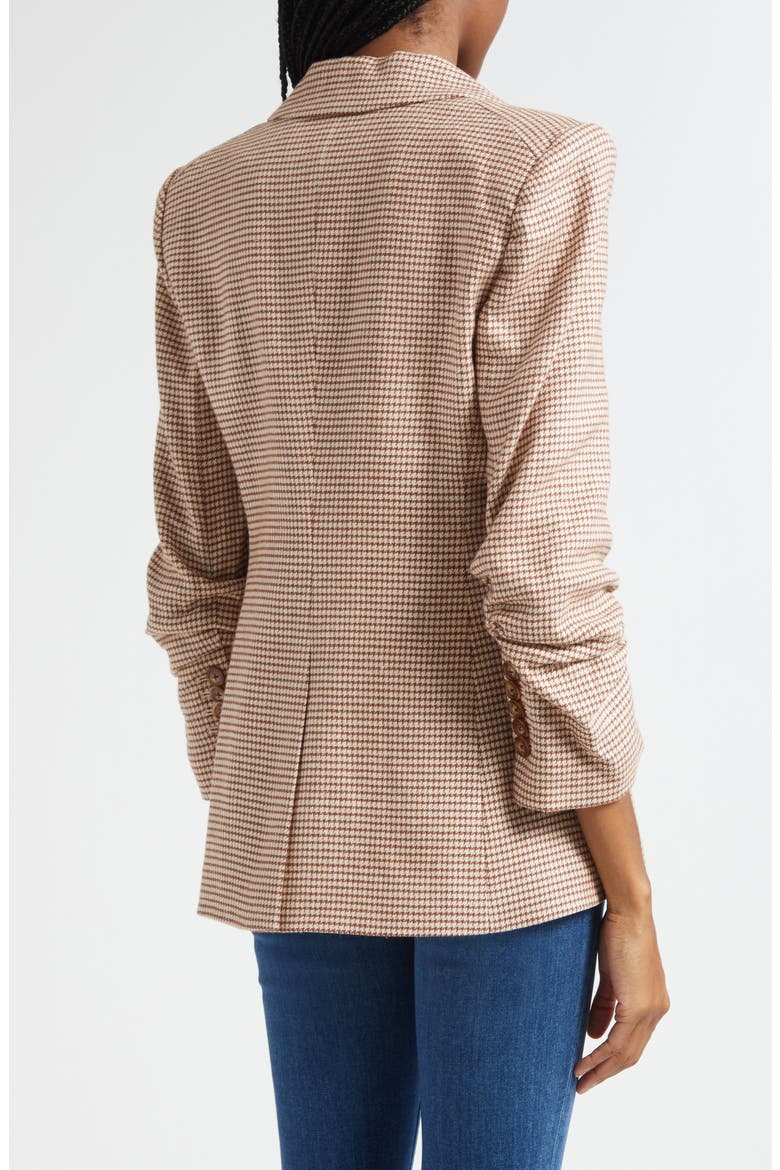 Battista Houndstooth Check Dickey Jacket, Alternate, color, WHISKY MULTI