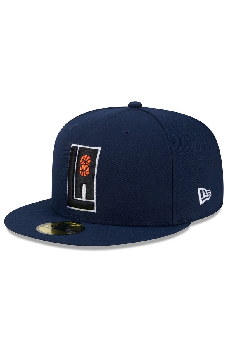 New Era Men's New Era  Navy LA Clippers 2023/24 City Edition Alternate 59FIFTY Fitted Hat, Alternate, color, 