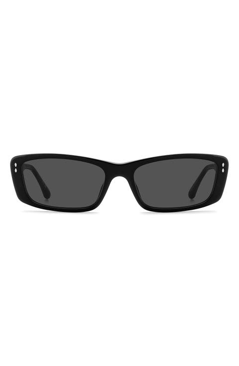 57mm Rectangular Sunglasses