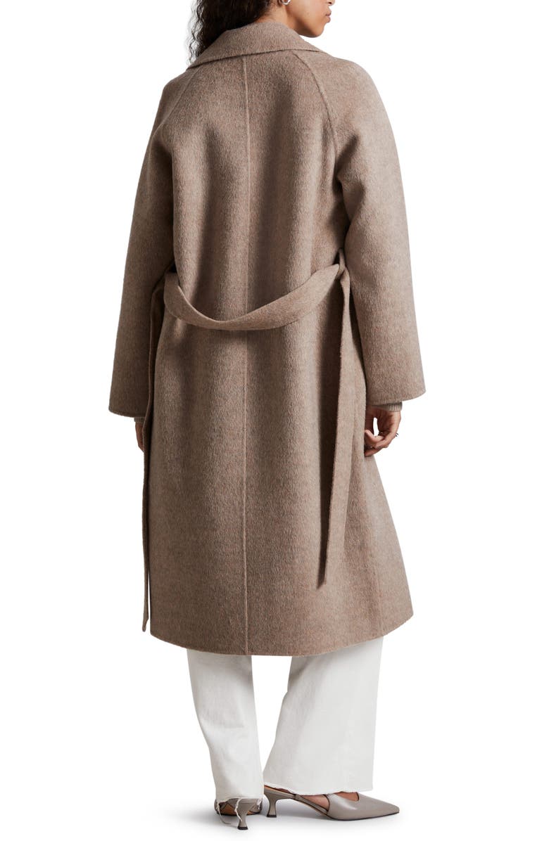 & Other Stories Belted Wool & Alpaca Blend Coat, Alternate, color, 