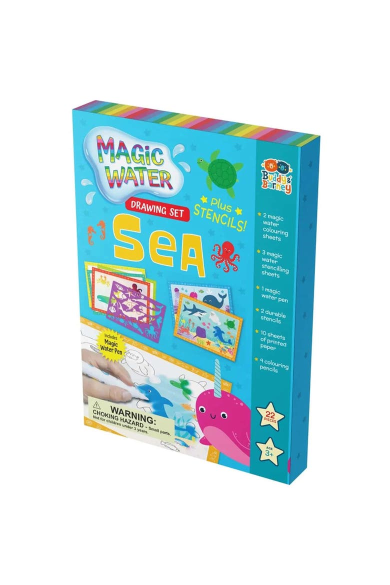 Magic Water Drawing Set, Ocean Animal Themed Activity, Kids 3+, Alternate, color, Multicolored