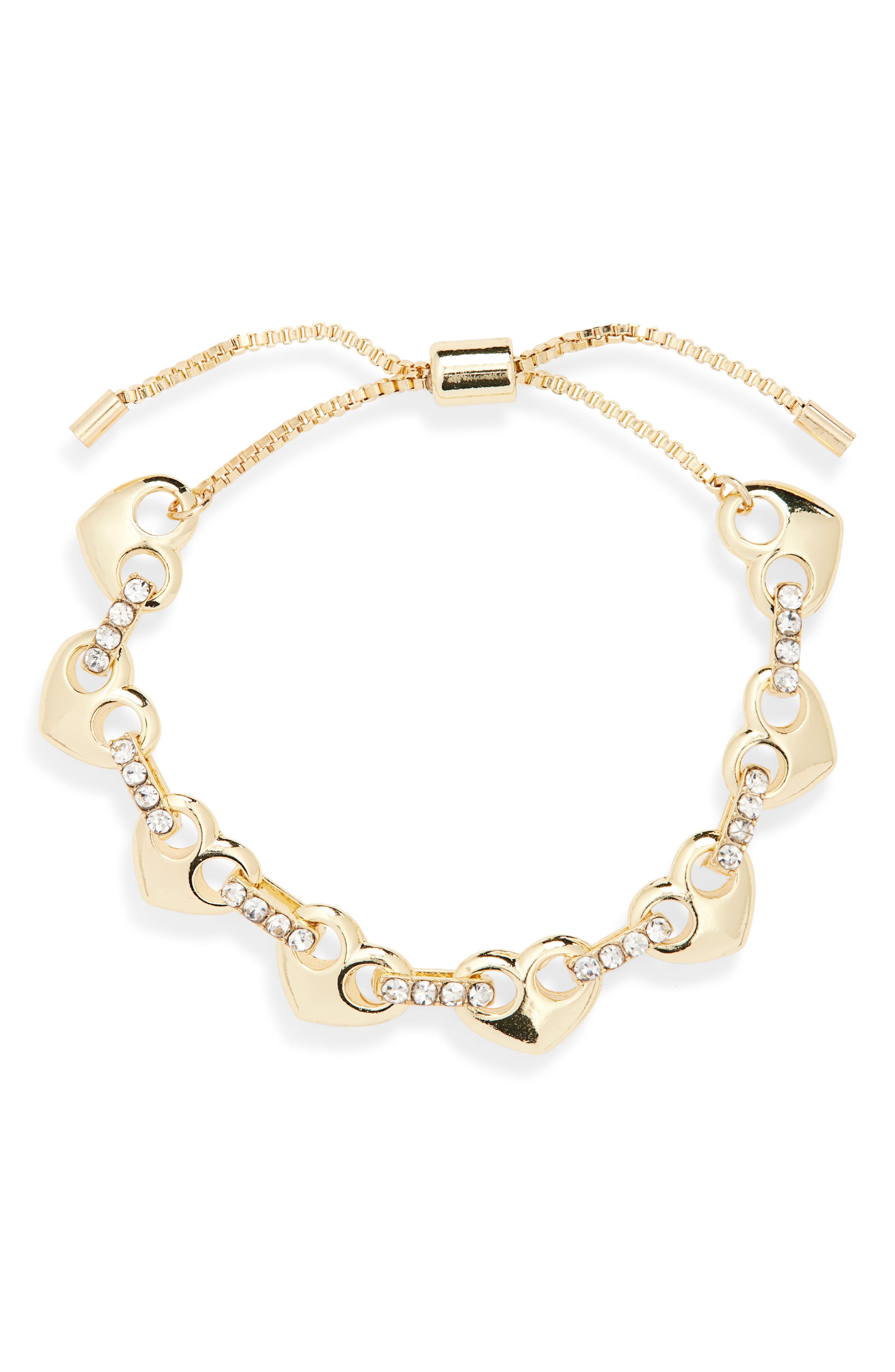 BaubleBar Hearts Beat as One Slider Bracelet