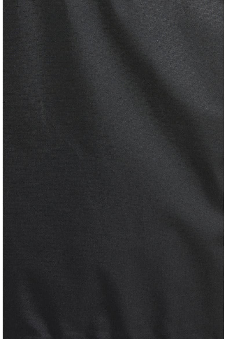 Packable Waterproof Hooded Windbreaker Jacket, Alternate, color, BLACK