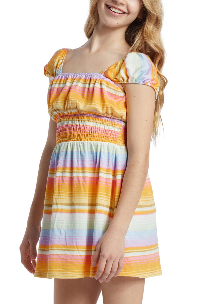 Billabong Kids' Stripe Cover-Up Dress, Alternate, color,