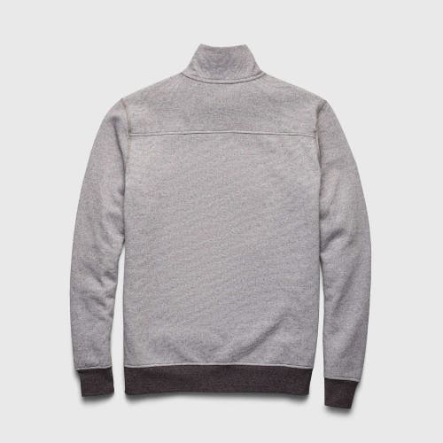 Surfside Supply Co. Bobby Fleece Quarter Zip In Black Combo