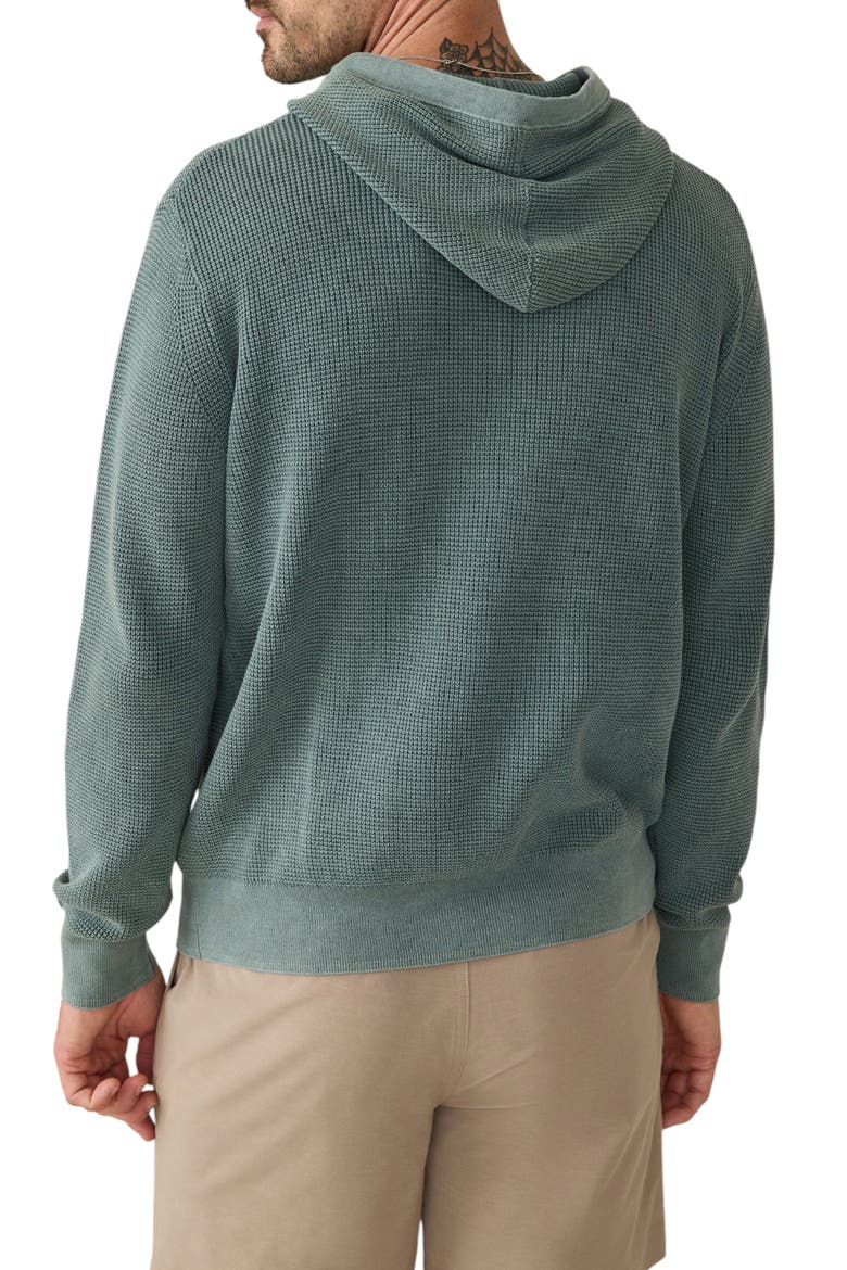 Sunwashed Sweater Hoodie, Alternate, color, MOUNTAIN OLIVE