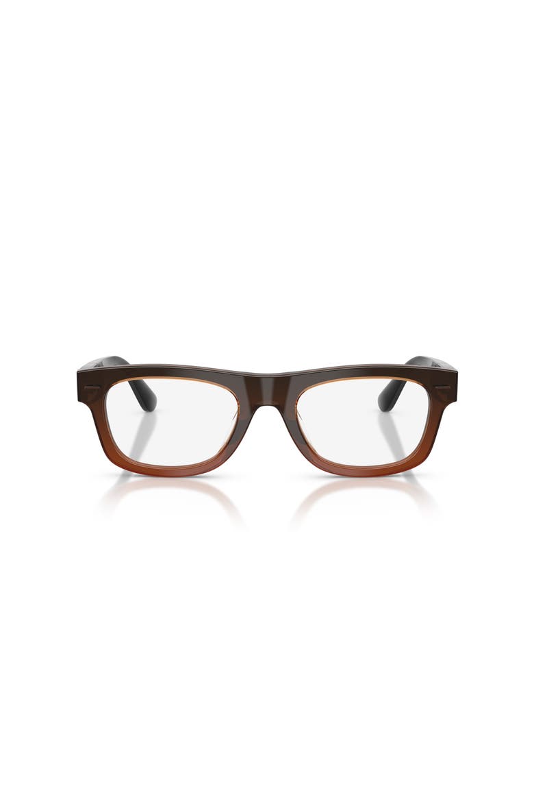 53mm Rectangle optical glasses, Alternate, color, Black