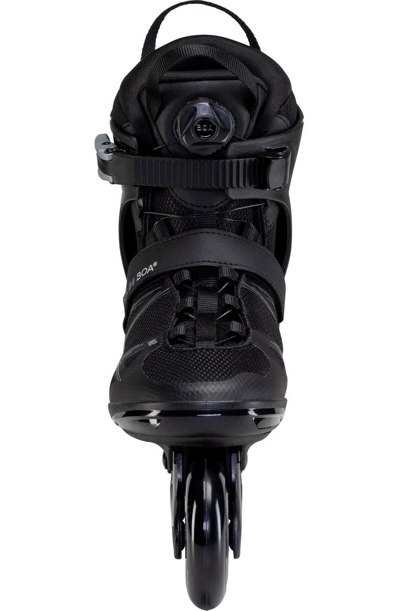 K2 F.I.T. 84 Boa Mens Inline Skates, Alternate, color, Black/Silver
