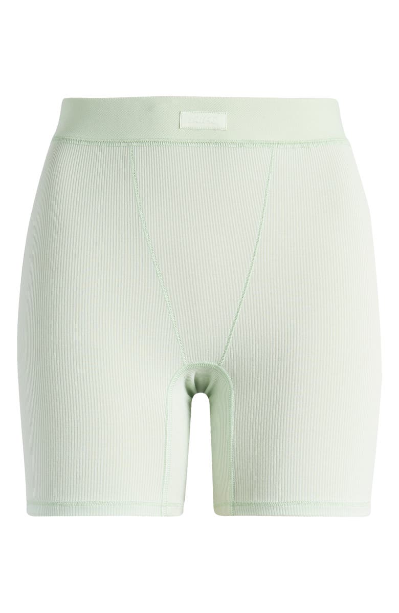 SKIMS Soft Lounge Rib Boxers, Alternate, color, Honeydew