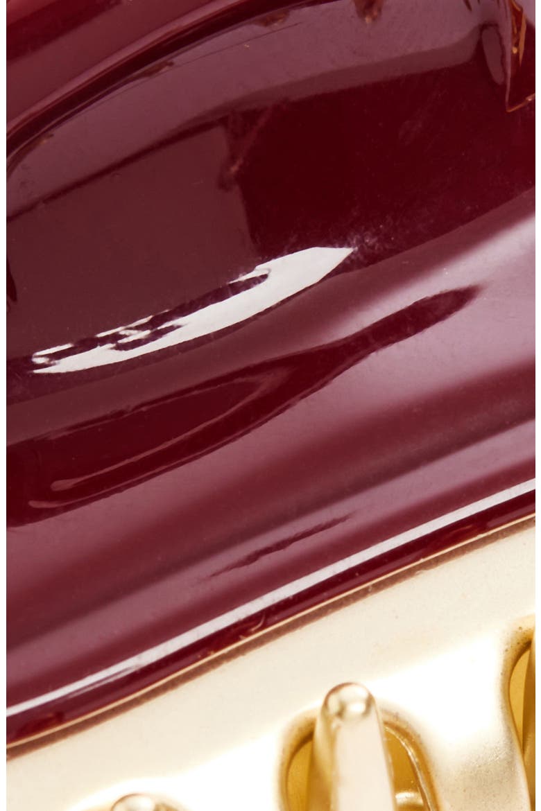 Small Hair Clip, Alternate, color, BURGUNDY