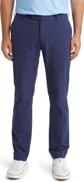 Peter Millar Men's Crown Crafted Surge Performance Flat Front Trousers