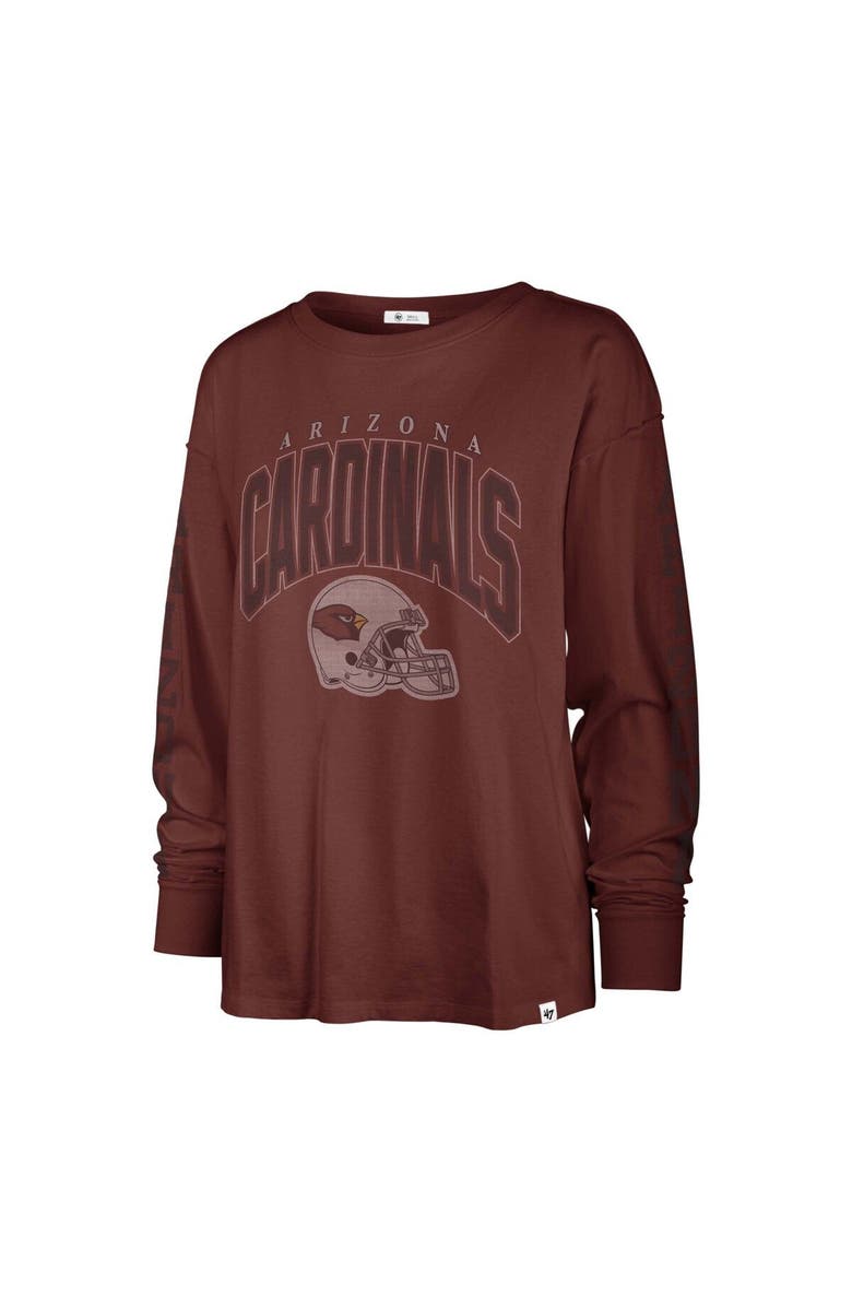 '47 Women's '47 Cardinal Arizona Cardinals Tom Cat Lightweight Long Sleeve T-Shirt, Alternate, color, Cardinal