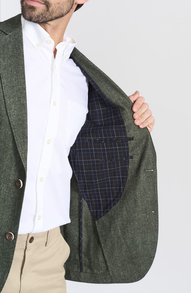 FLYNT Wool Blend Sport Coat, Alternate, color, Moss Green