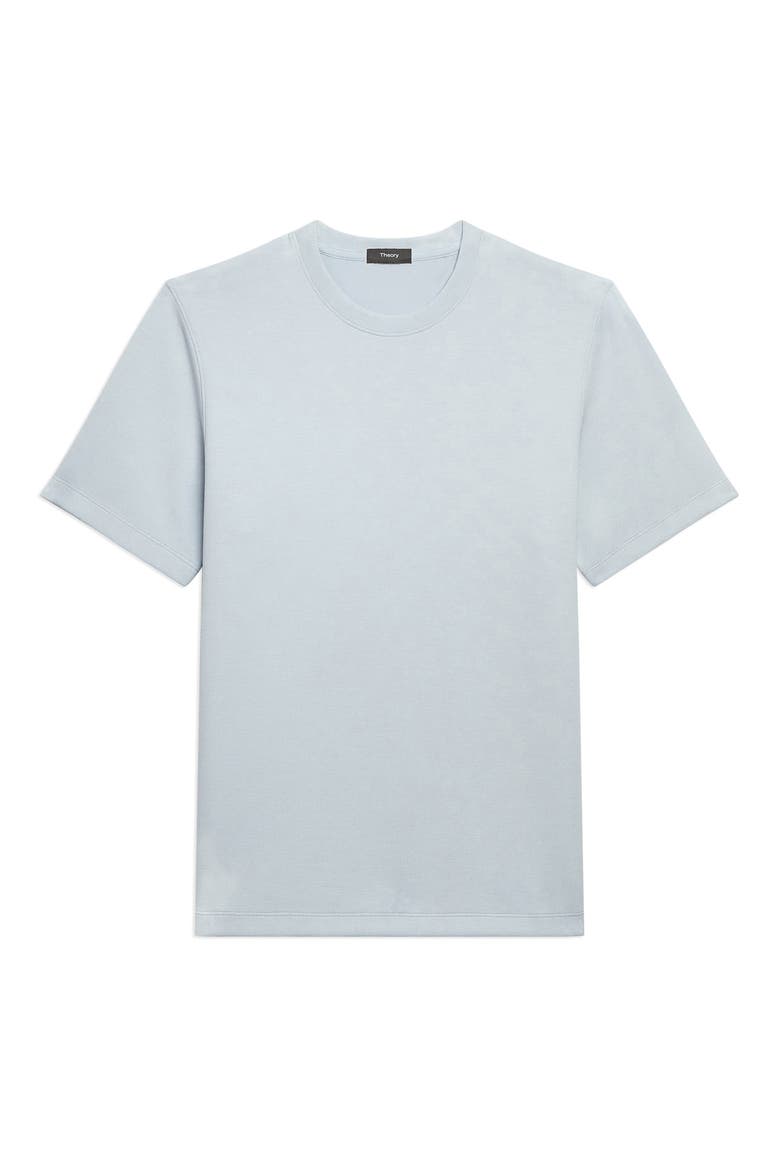 Delroy Double Piqué Crewneck T-Shirt, Alternate, color, WILLOW GREEN - UGT