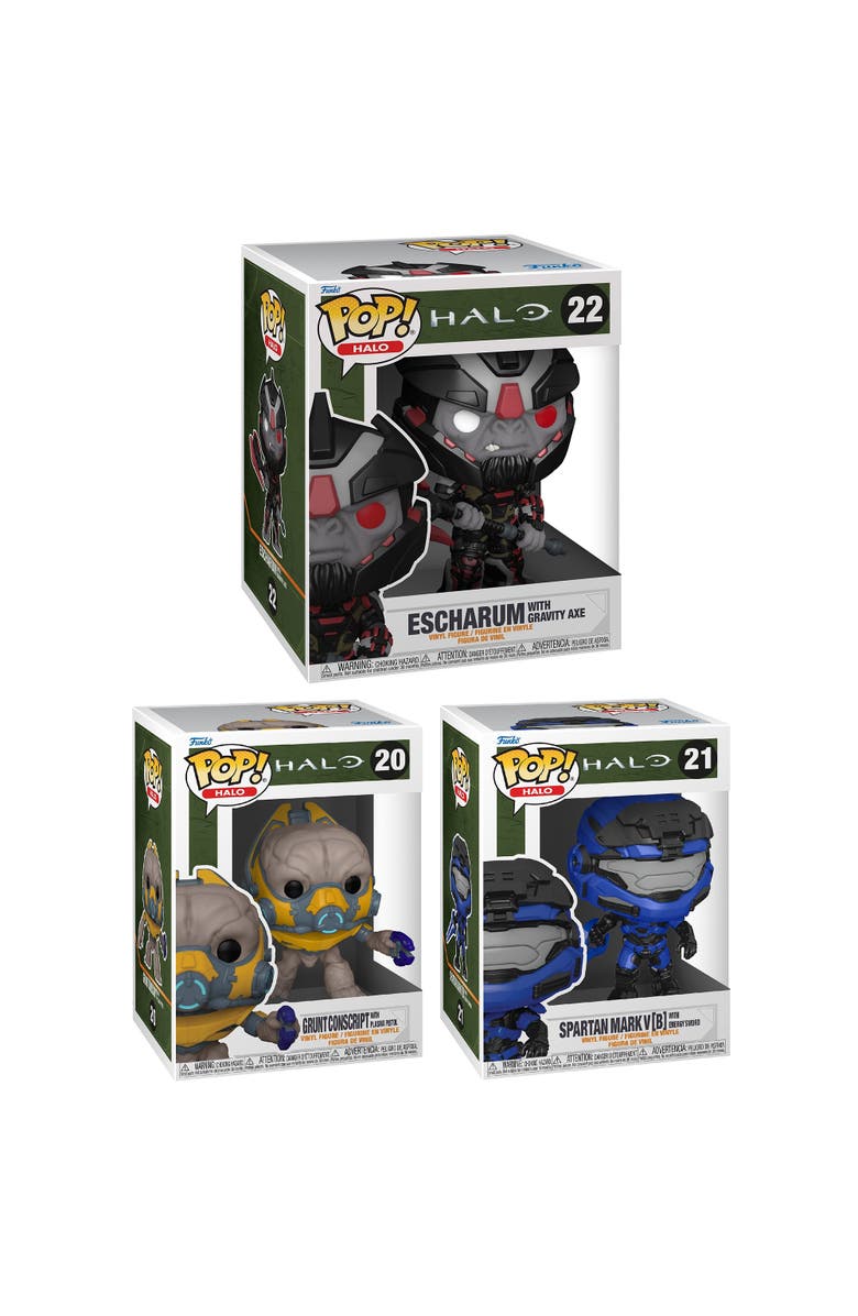 Funko Pop! Games Halo Infinite Collectors Set 3 Figure Set, Alternate, color, Multicolored