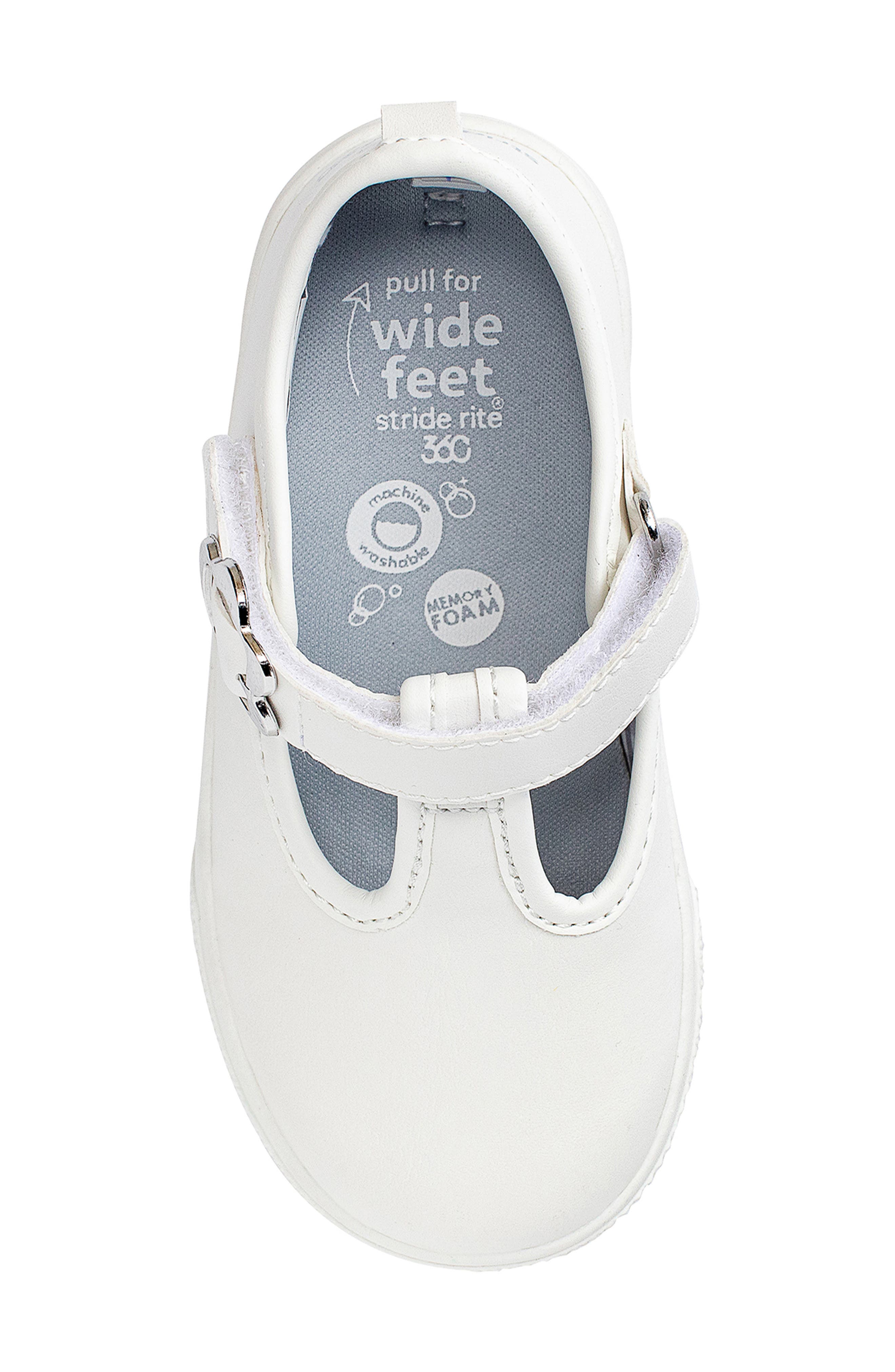 Stride Rite Kids' Gia Mary Jane Shoe, Alternate, color, White