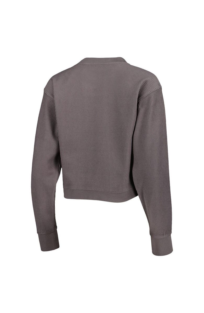 LEAGUE COLLEGIATE WEAR Women's League Collegiate Wear Gray Georgia Bulldogs Classic Campus Corded Timber Sweatshirt, Alternate, color, 