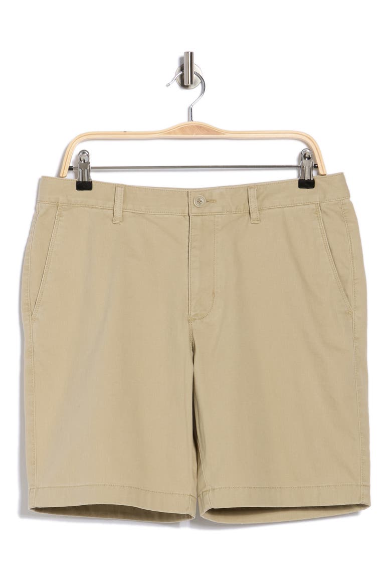 Coastal Key Flat Front Shorts, Alternate, color, STONE KHAKI