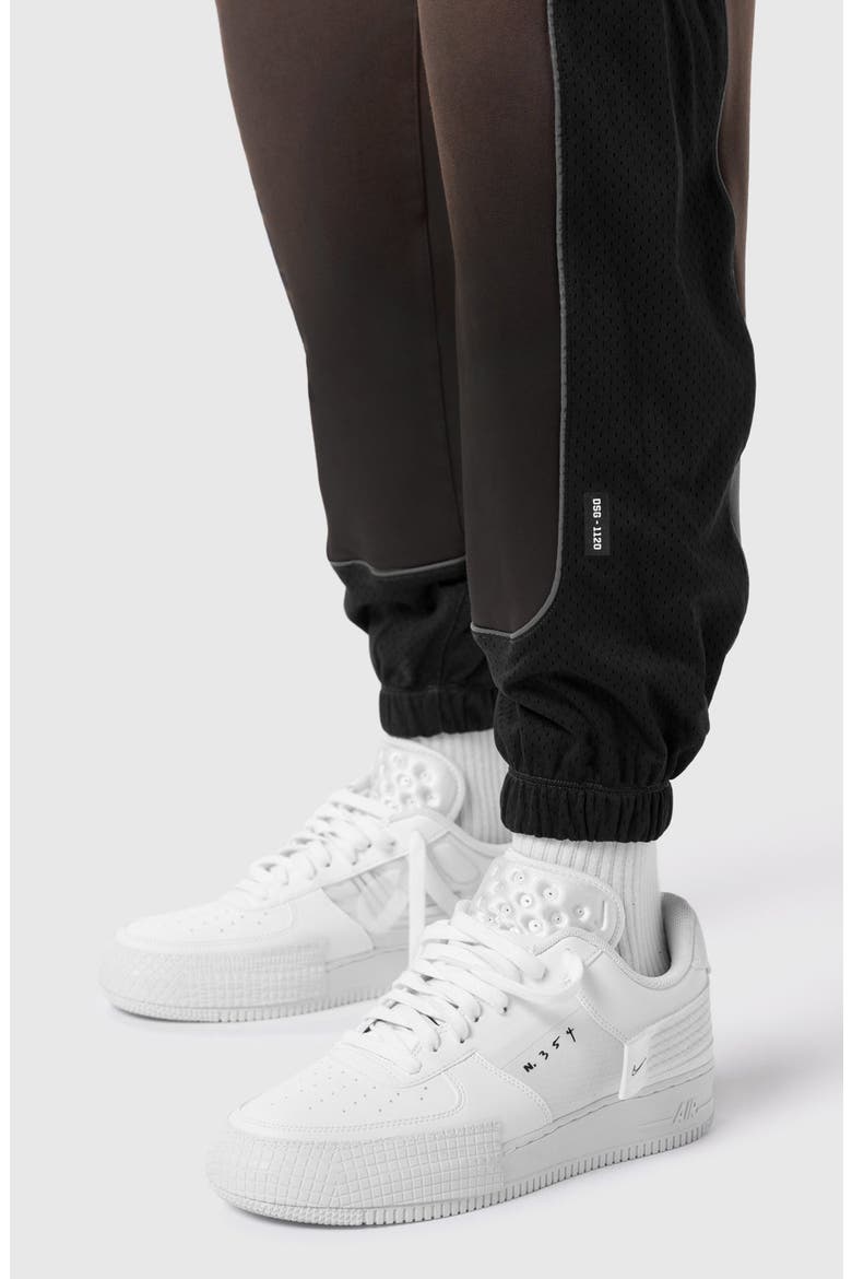 Tech Terry Mesh Panel Sweatpants, Alternate, color, Dark Earth