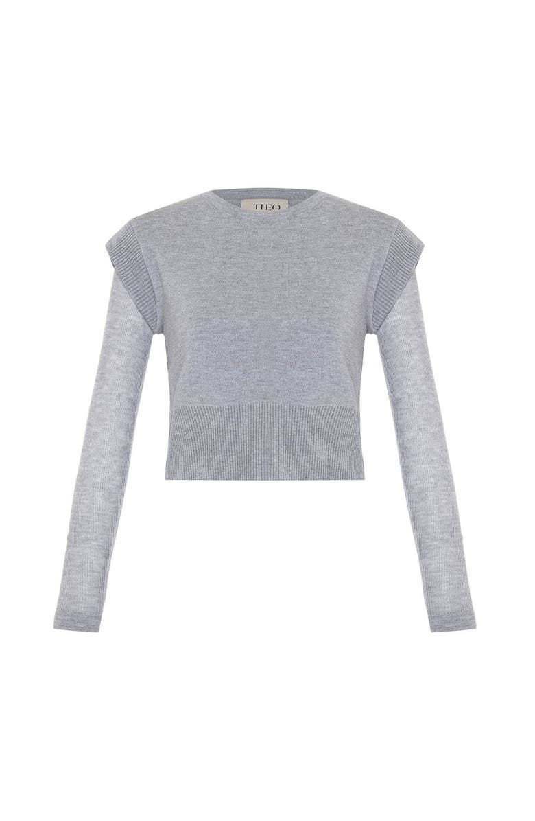 THEO The Label Echo Back Button Dolman Dress, Main, color, 