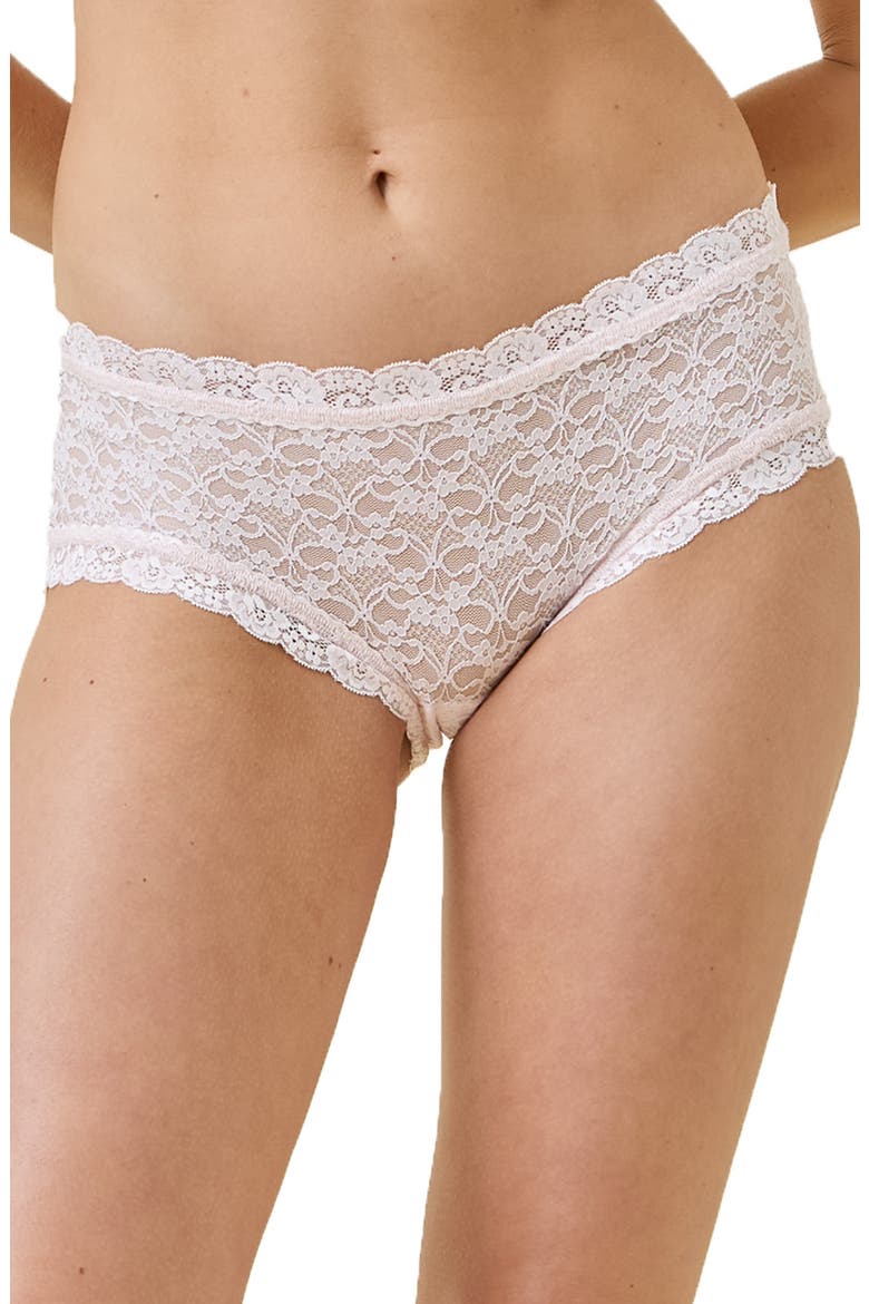 Lace Boyshorts, Main, color, BLUSH