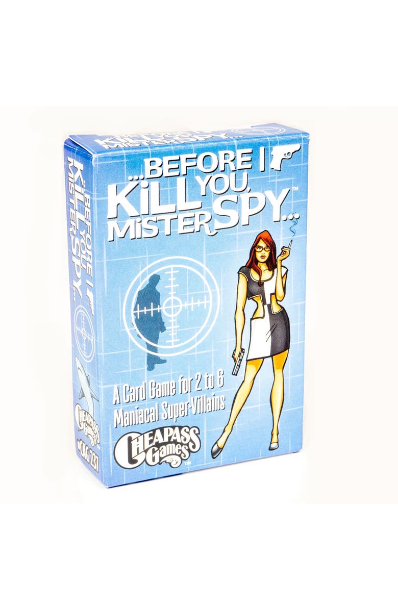 Cheapass Games Before I Kill You, Mister Spy, Ages 12+, Main, color, Multicolored