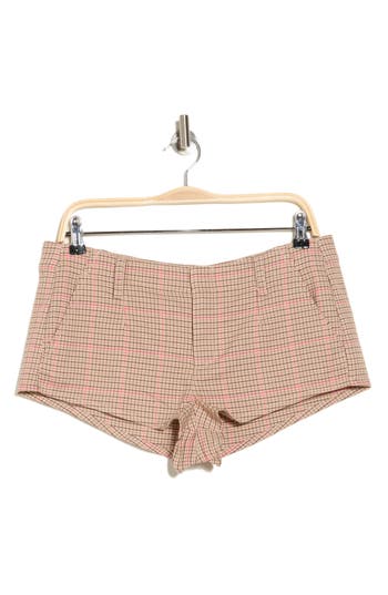 Free People Alessia Trouser Microshorts In Tan