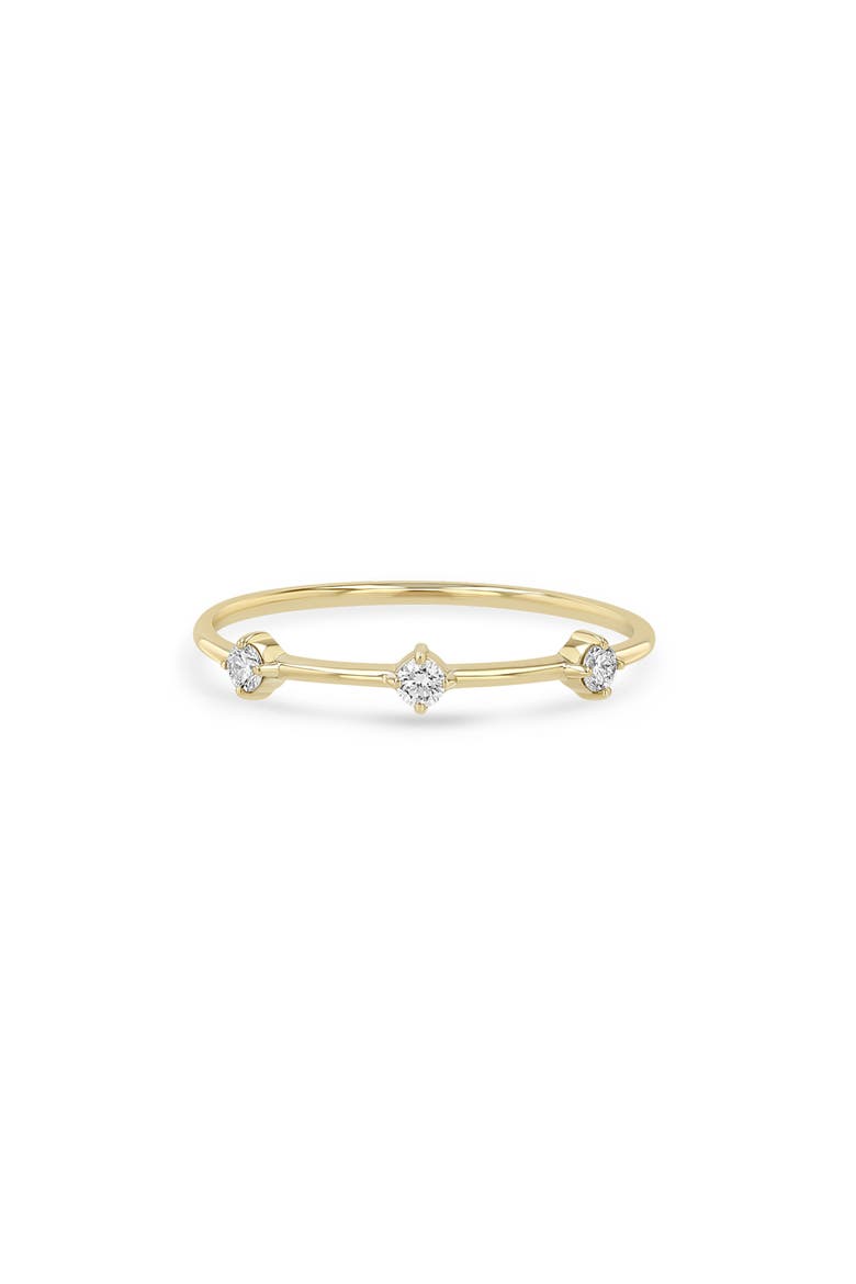 14K Yellow Gold Diamond Dash Ring, Main, color, 14K YELLOW GOLD