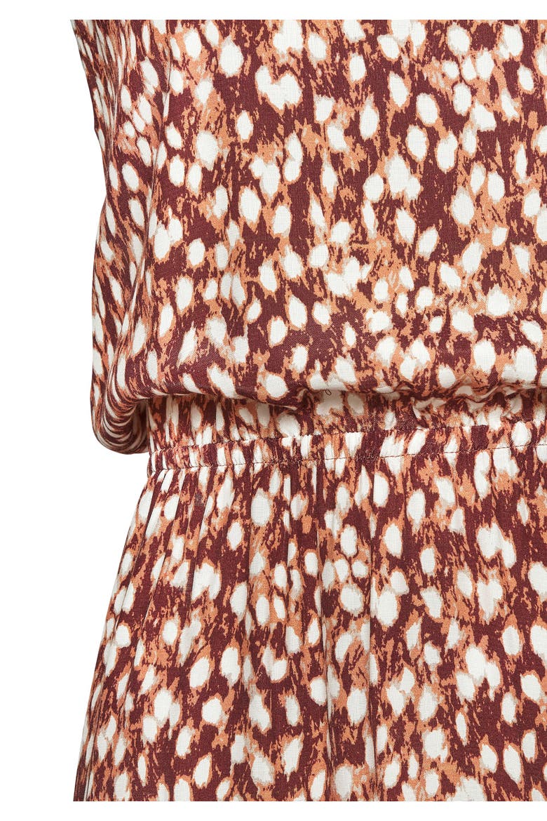 Print Tank Maxi Dress, Alternate, color, Brown Ivory