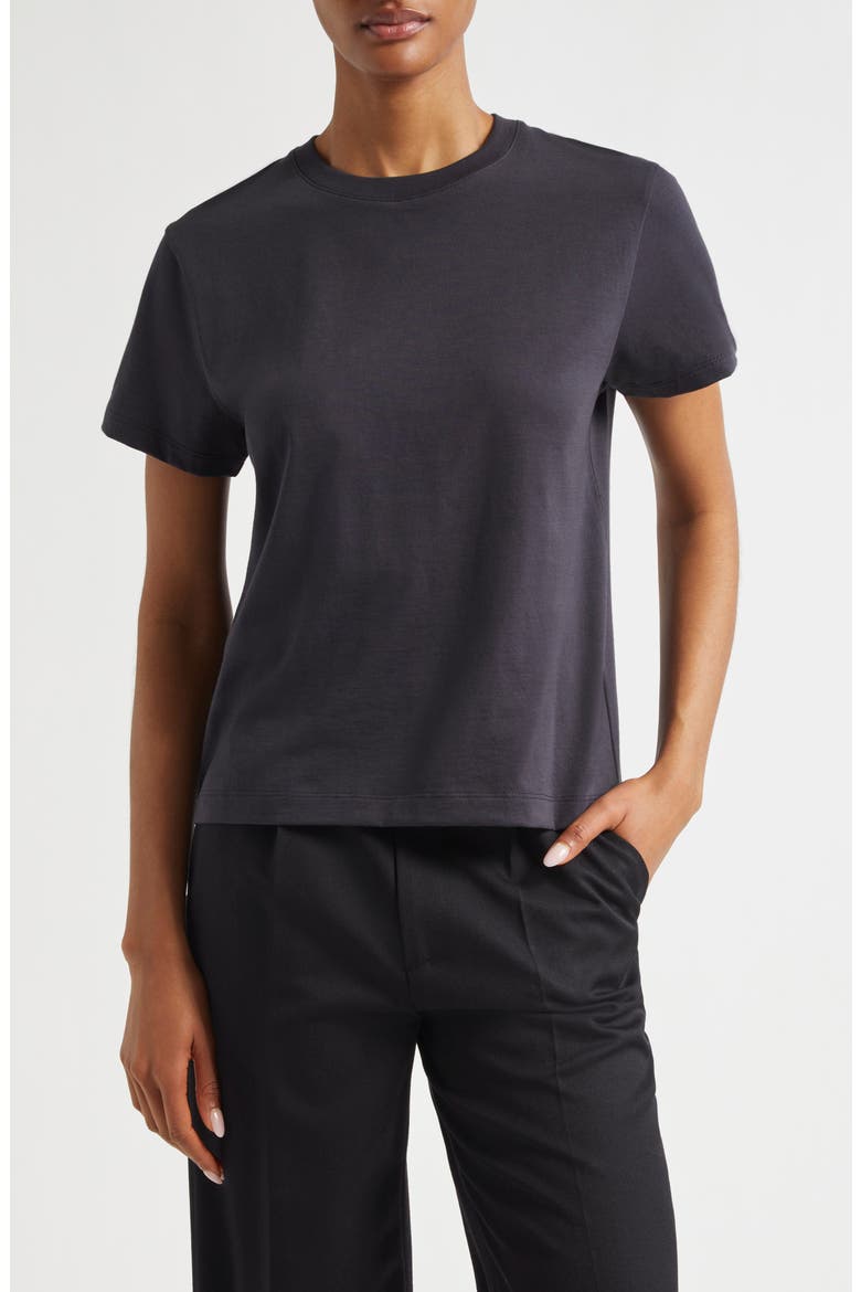 Pima Cotton Crewneck T-Shirt, Main, color, COASTAL BLUE