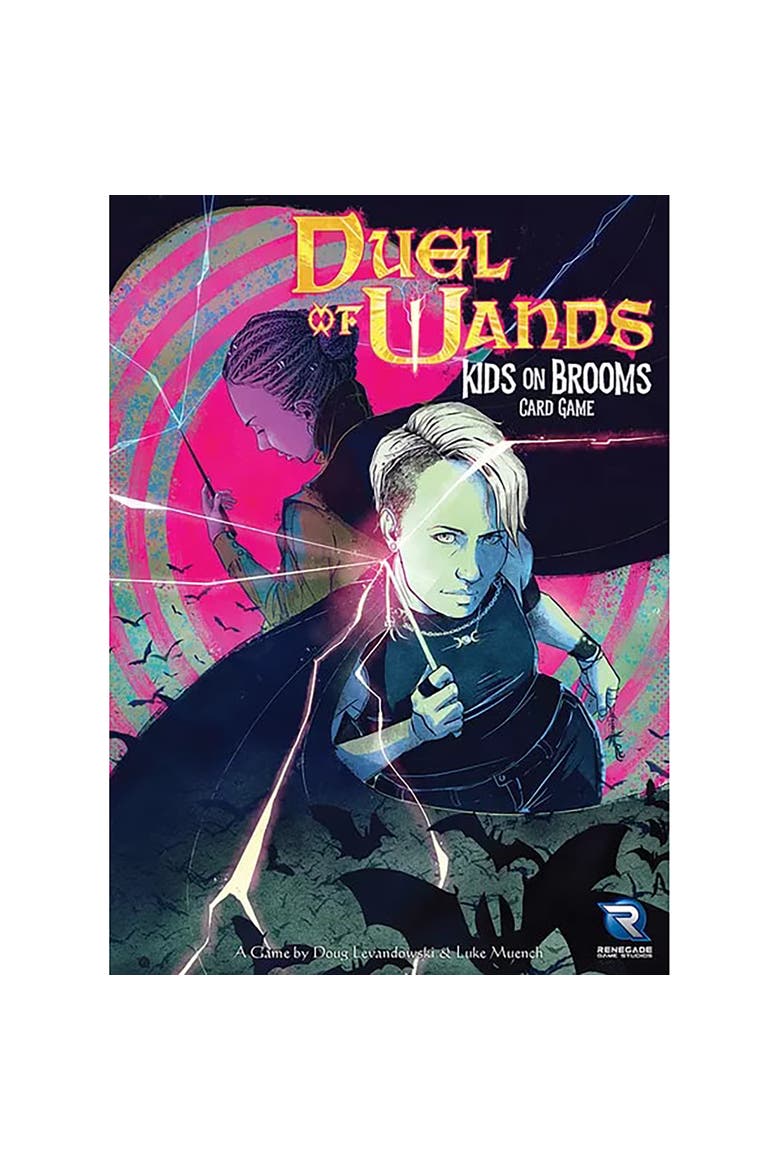 Duel Of Wands Kids On Brooms Card Game, All Ages, Alternate, color, Multicolored