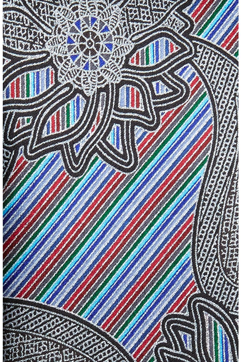 Ermenegildo Zegna Quindici Paisley Silk Tie, Alternate, color, BLACK