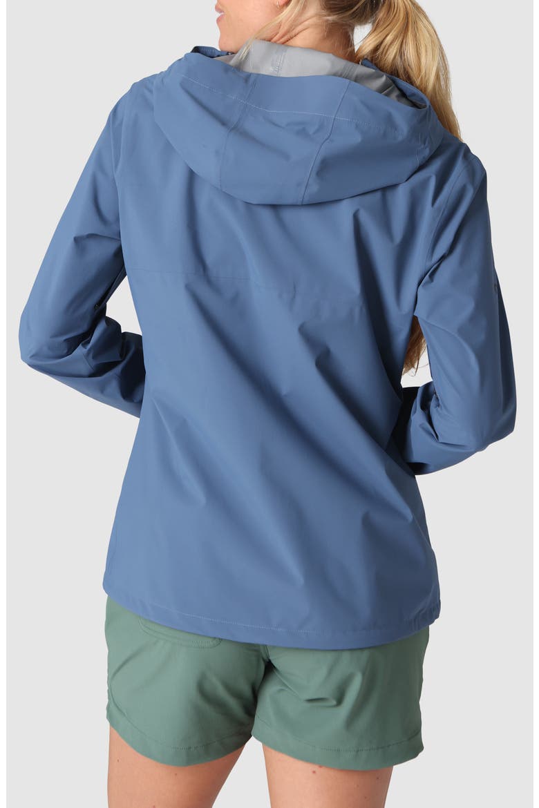 Stratoburst Packable Rain Jacket, Alternate, color, SKYLINE