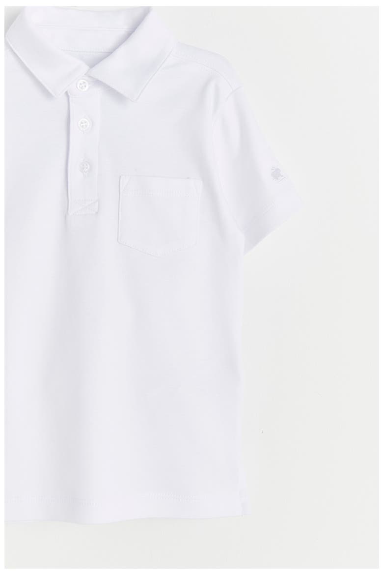College Polo Shirt for Infant, Alternate, color, White