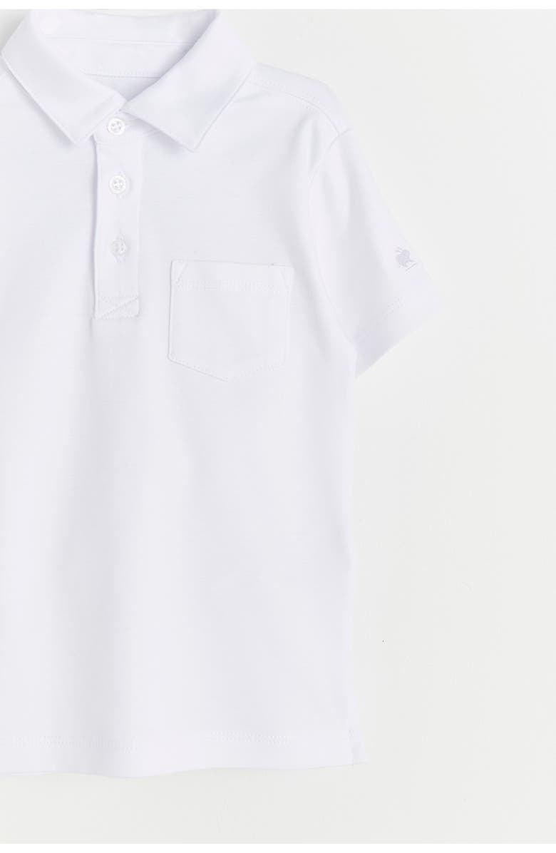 Babycottons College Polo Shirt for Little Kid, Alternate, color, White