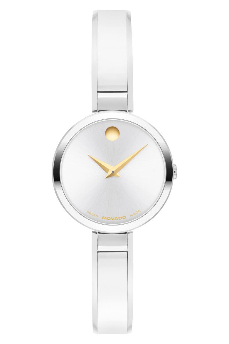 Moda Bracelet Watch, 24mm, Main, color, SILVER