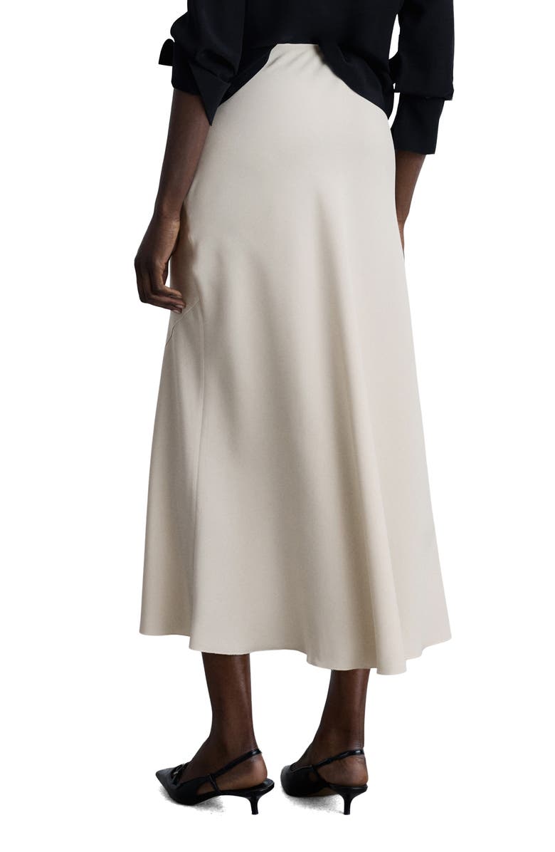 MANGO Satin Midi Skirt, Alternate, color, 