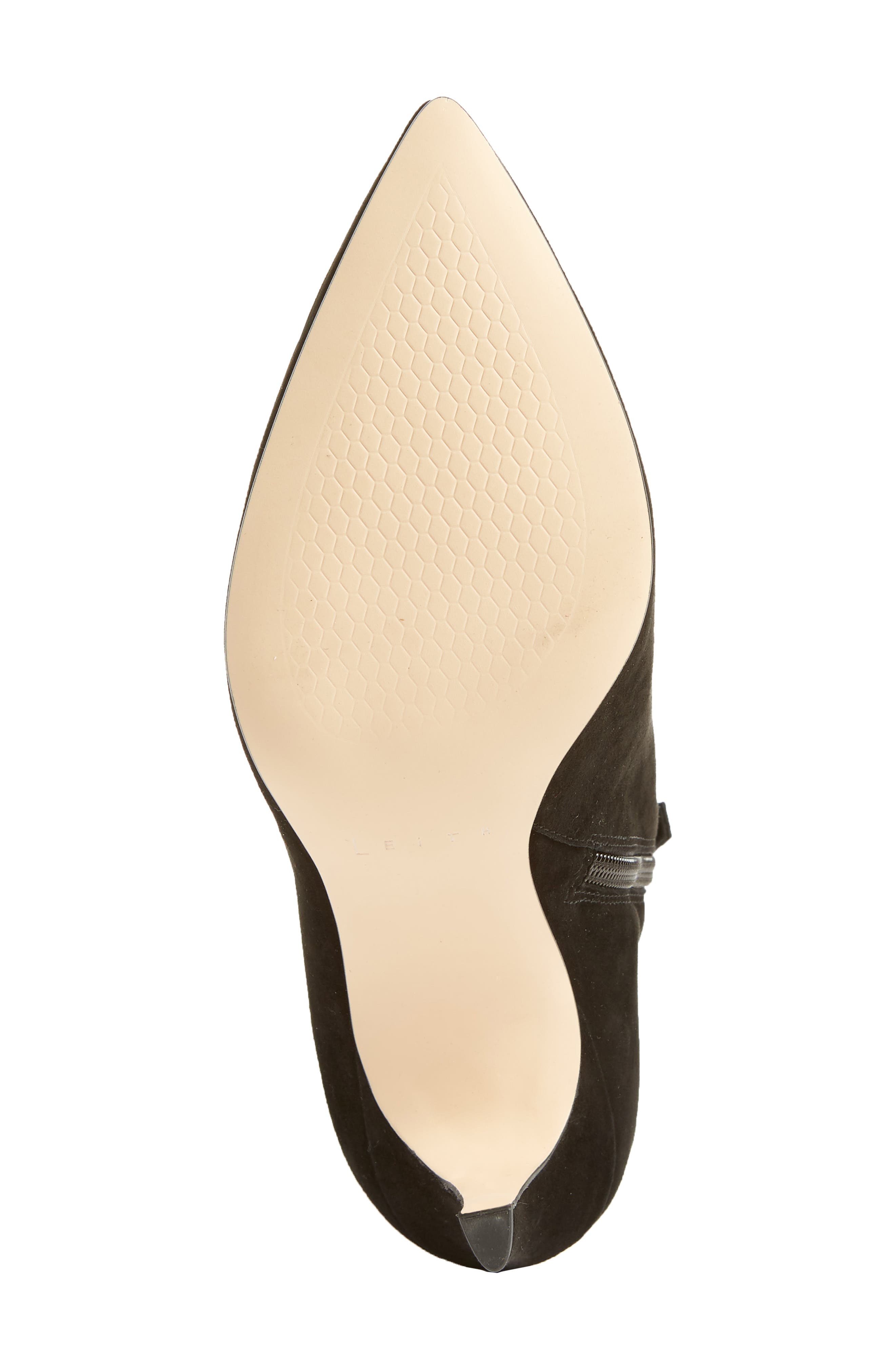 Macee Bootie, Alternate, color, BLACK SUEDE