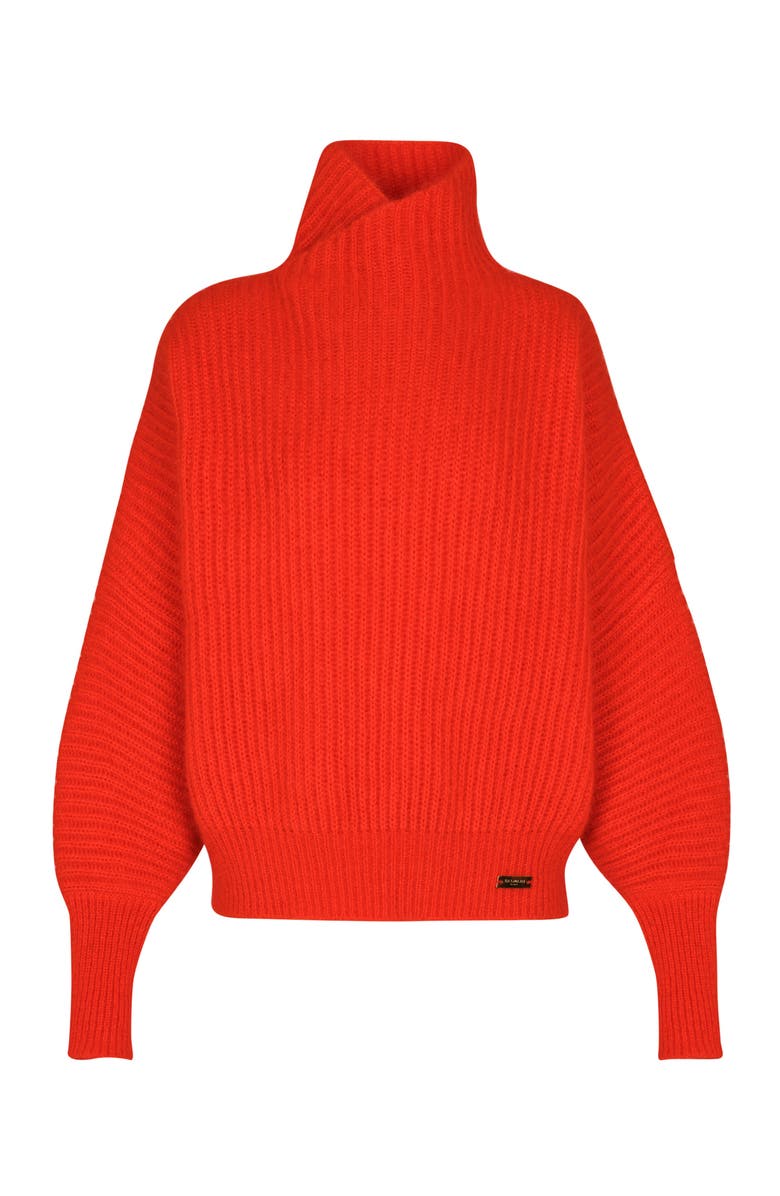 Balmain Mohair Knit Jumper With Collar Detail, Alternate, color,