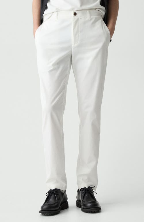 Theory Zaine Precision Ponte Knit Pants In White